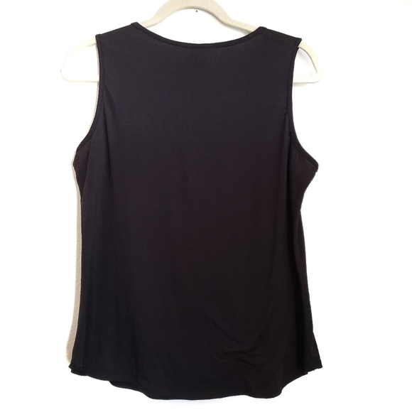 PerSeption Concept Tank Top L Large Black White Lace - Picture 3 of 5